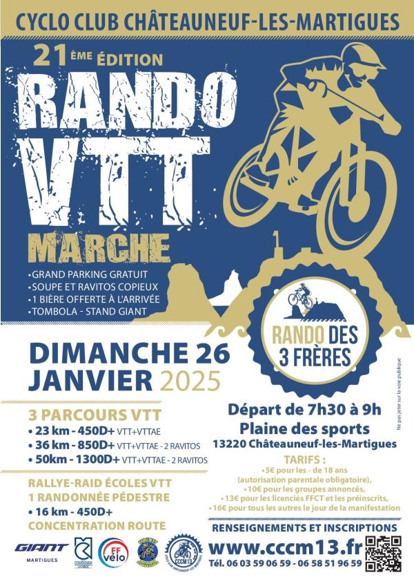 RANDO DES 3 FRERES 2025