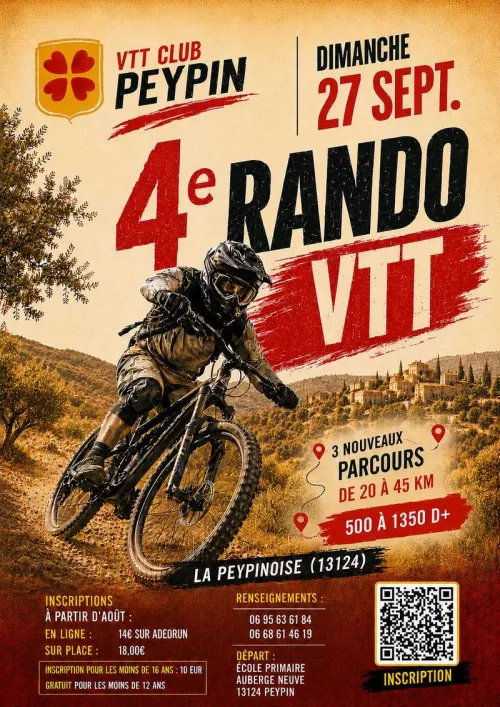 4e Rando VTT la Peypinoise