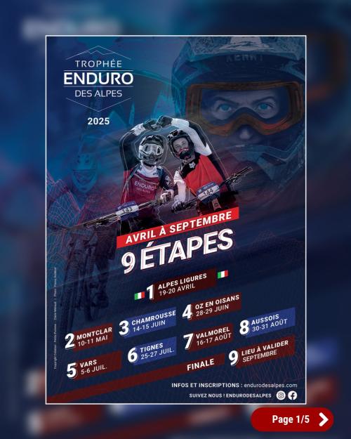 Etape 3 Trophée Enduro des Alpes 10ème Derby de Chamrousse