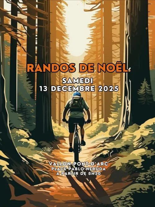 Randos de Noel Vallon Pont d'Arc