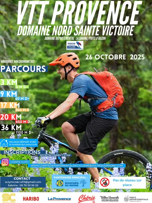VTT Provence domaine Nord Sainte Victoire