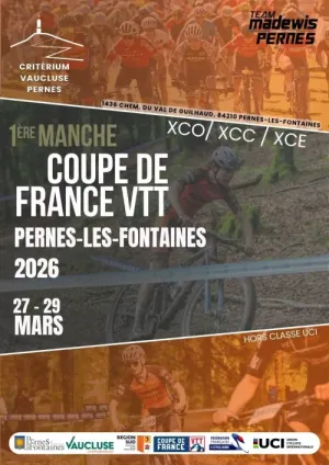 1ere Manche Coupe de France VTT XC à Pernes-les-Fontaines 