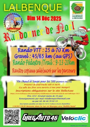 5ème rando de Noël à Lalbenque