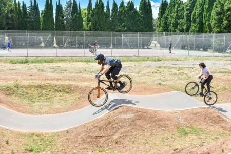 Pumptrack Montpellier, parc Montcalm 