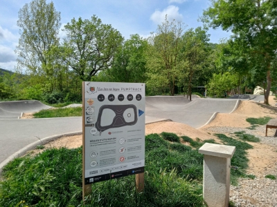 Pumptrack Base de loisirs de l'Arc