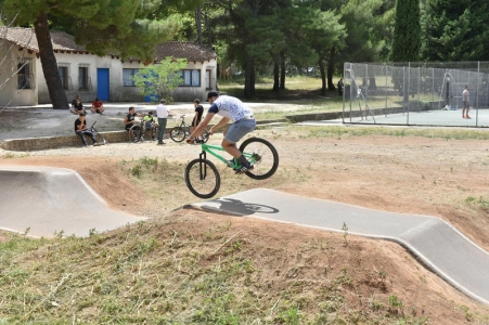 Pumptrack Montpellier, parc Montcalm 