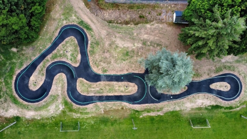 Pumptrack Brain sur Allonnes