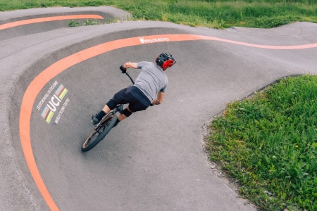 Pumptrack Aigle centre mondial du cyclisme UCI