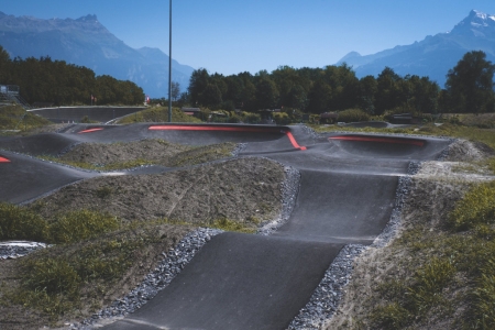 Pumptrack Aigle centre mondial du cyclisme UCI
