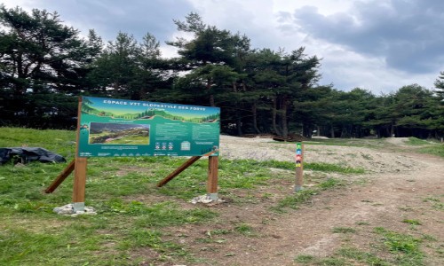 Espace ludique VTT slopestyle des Forts d’Aussois