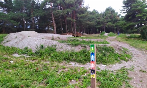 Espace ludique VTT slopestyle des Forts d’Aussois